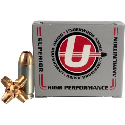 Underwood Ammo 9mm Luger - 105gr. Maximum Expansion 20-pk