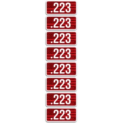 Mtm Ammo Caliber Labels .223 - 8-pack