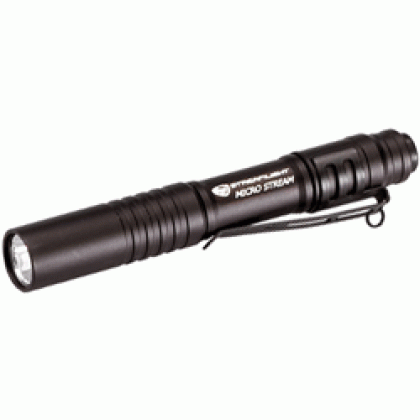 Streamlight Microstream Light - White Led Black W-pocket Clip