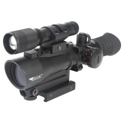 Bsa Tactical Weapon Sight - W- 650nm Laser And Light