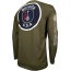 Beretta T-shirt Long Sleeve - Usa Logo Large Od Green