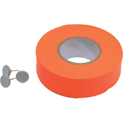 Hme Trail Marking Ribbon - Orange 150\'