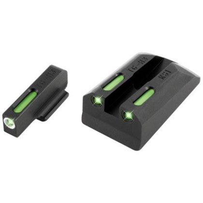 Truglo Sight Set Ruger Sr - Tfx Tritium-fiber Optic Green