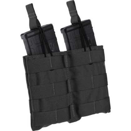 Tac Shield Belt Pouch Double - Speed Load Ar-15 Black