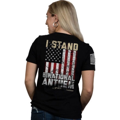 Nine Line Apparel I Stand - Women\'s T-shirt Black Large