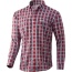 Nomad Stretch Lite Plaid Ls - Button Down Navy-red Xx-large
