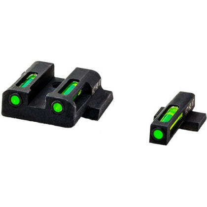 Hiviz Litewave H3 Tritium Lite - Pipe Set S&w Shield 9-40-45