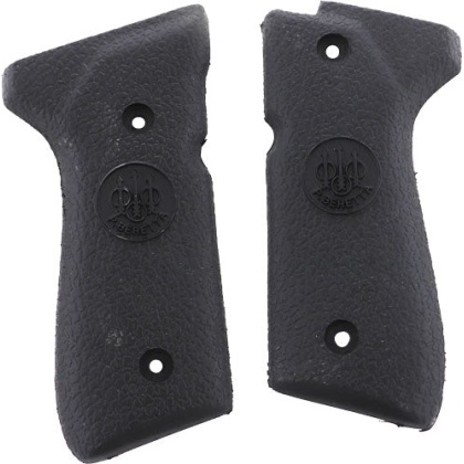 Beretta Grips 92-96 Series - Rubber Smooth Black