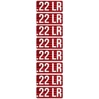 Mtm Ammo Caliber Labels .22lr - 8-pack