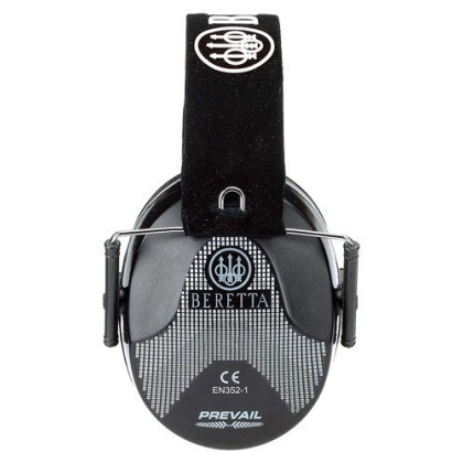 Beretta Standard Earmuff - 25db Black-black