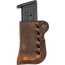 Versacarry Leather Mag Holder - Double Stack Flex Vent Dis Brn