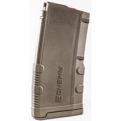 Amend2 Ar-15 Magazine 5.56x45 - 20rd Polymer Odg