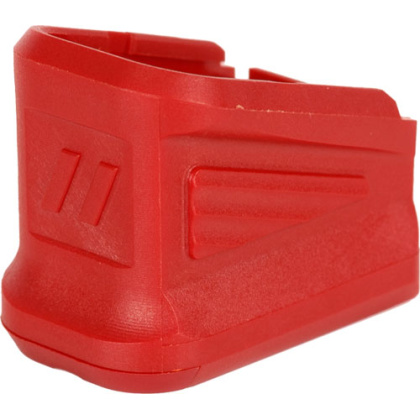 Zev Bpad-g17-5-r +5 Basepad - Glock 9mm & .40 Magazine Red