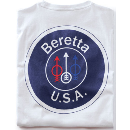 Beretta T-shirt Usa Logo - X-large White