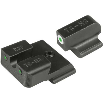 Truglo Sight Set Ruger Americn - Tritium Pro White W- U-notch