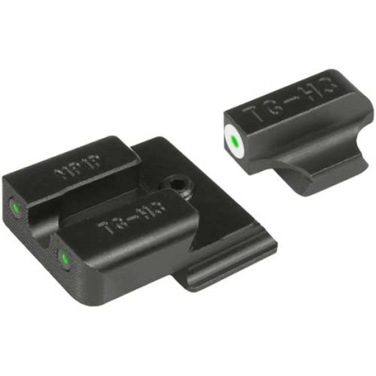 Truglo Sight Set S&w M&p - Tritium Pro White W- U-notch