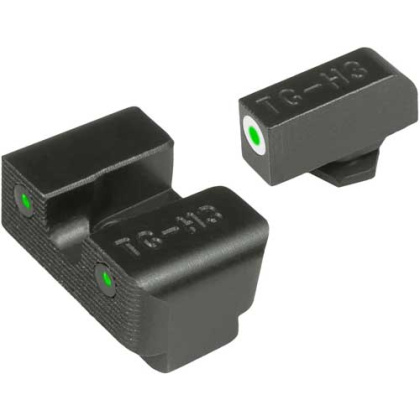 Truglo Sight Set Glock Low - Tritium Pro White W- U-notch