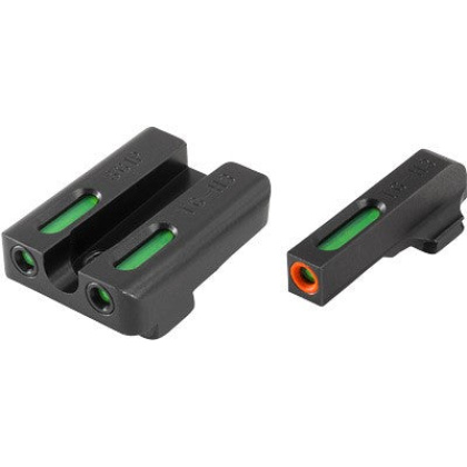 Truglo Sight Set Sig #8-#8 - Tfx Pro Green-orange Outline