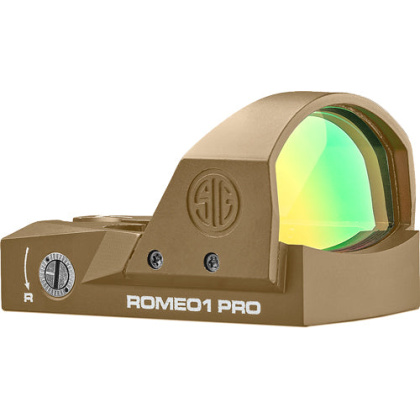 Sig Optics Reflex Sight Romeo1 - Pro 6moa 1x30 Steel Shroud Fde