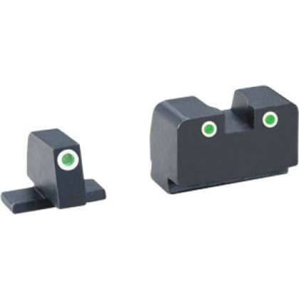 Ameriglo Tritium Suppressor - Set Grn-grn Most Sig 3 Dot