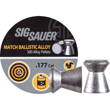 Sig Pellets .177 Match 5.25gr - Lead Alloy 500 Rd Tin