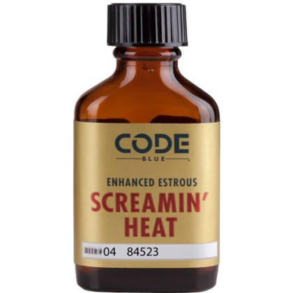 Code Blue Deer Lure Enhanced - Estrus Screamin Heat 1fl Oz.