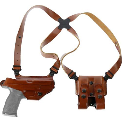 Galco Miami Shoulder System - Rh Leather Glk 17-19-22-23 Tan