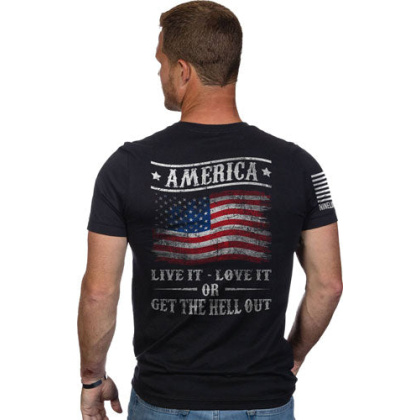 Nine Line Apparel Get The Hell - Out Men\'s T-shirt Black 3xl