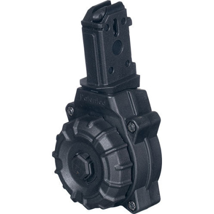 Pro Mag Magazine Cz Scorpion - 9mm 30-round Drum Black Poly