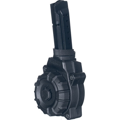 Pro Mag Magazine Glock 17-19 - 9mm 30-rd Drum Black Polymer