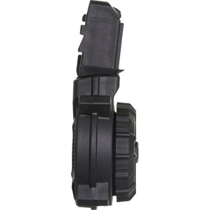 Pro Mag Magazine Cz Scorpion - 9mm 50-round Drum Black Poly
