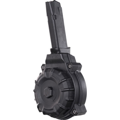 Pro Mag Magazine Glock 48-43x - 9mm 50-round Drum Black Poly