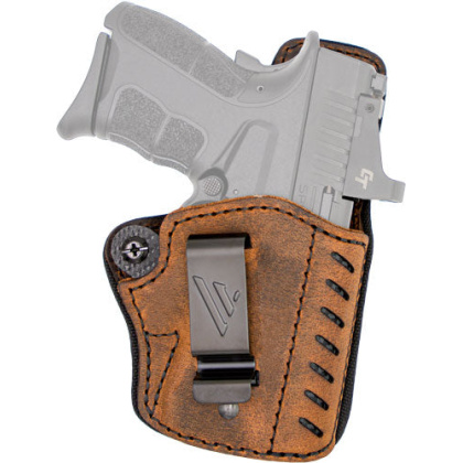 Versacarry Comfort Holster Iwb - Kydex Lthr Rh Comp-ful Sz1 Brn