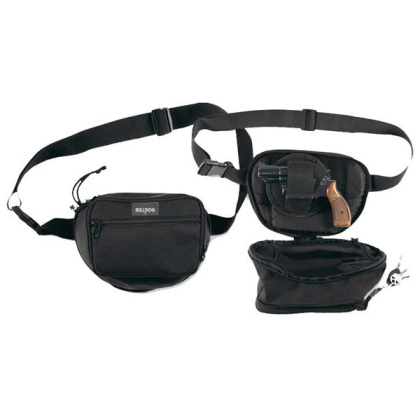 Bulldog Fanny Pack Holster For - Sm Gun Black 9\