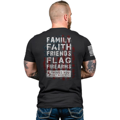 Nine Line Apparel 5 Things - Men\'s T-shirt Black X-large