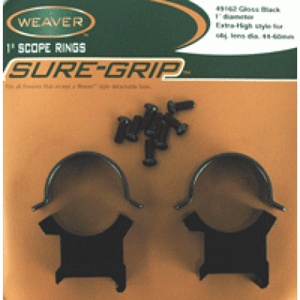 Weaver Rings Detachable Top - Mount Sure-grip 1\